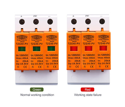 1234 PROTECTOR SOBRETENSIONES SOLAR SPD 20-40KA DC1200V