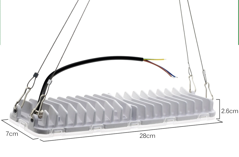 PLAFÓN 1212 LED COB MIXTO 50W CULTIVO ESTANCO