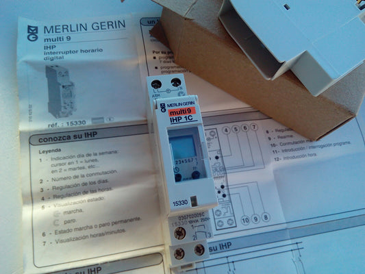 RELOJ 0566 DPN PROGRAMADOR DIGITAL 15330 MERLIN GERIN.