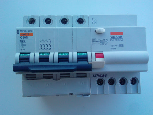 VIGI C20A/300MA/4P MAGNETO + DIFERENCIAL MERLIN GERIN