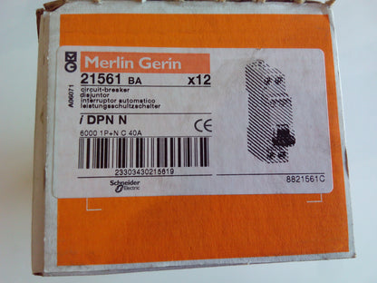 DPN C40A/2P MAGNETOTERMICO 21561BA MERLIN GERIN