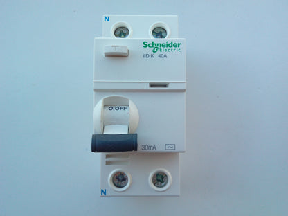 DIFERENCIAL 40A/30MA/0,03A/2P SCHNEIDER A9R60240