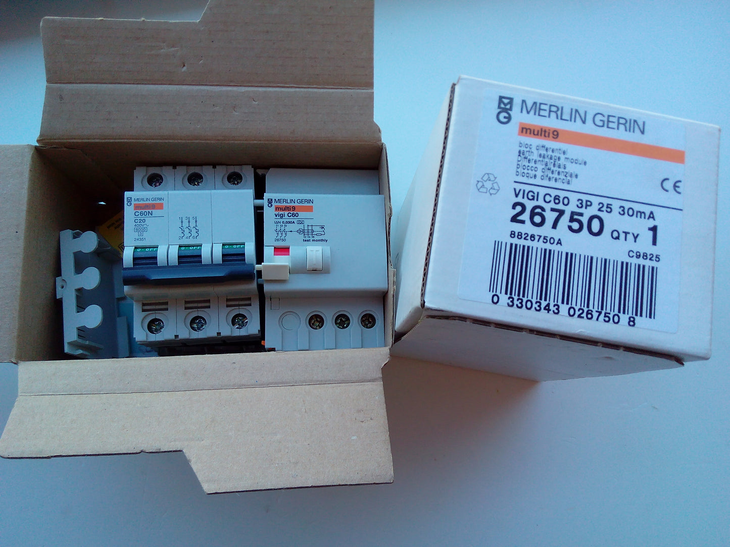 VIGI C20A/30MA/3P PIA + DIFERENCIAL MERLIN GERIN