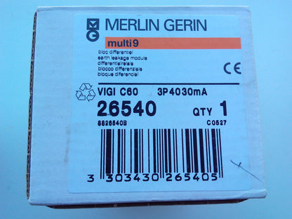 VIGI MERLIN GERIN 40A/30MA/3P NUEVO