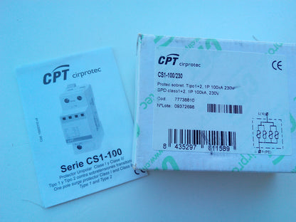 SOBRETENSIONES CIRPROTEC CS1-100/230