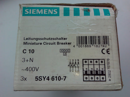 C10A/4P IGA ICP SIEMENS TRIFASICO