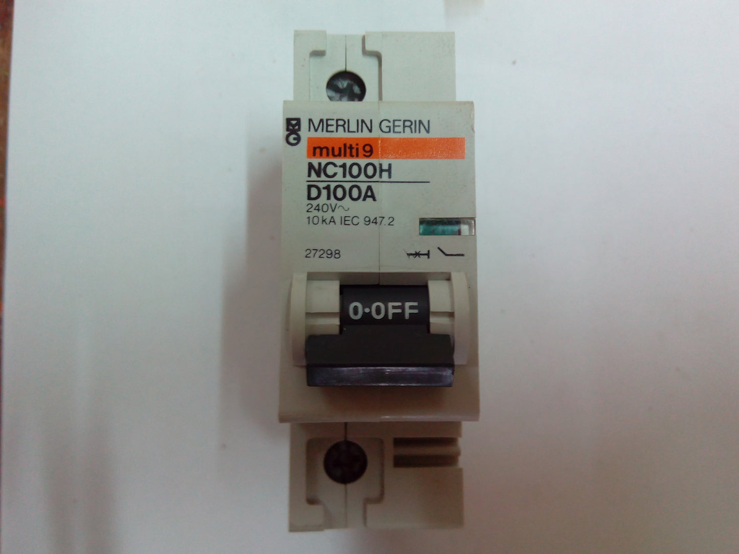 IGA NC 100A/1P MAGNETOTERMICO 27298 MERLIN GERIN