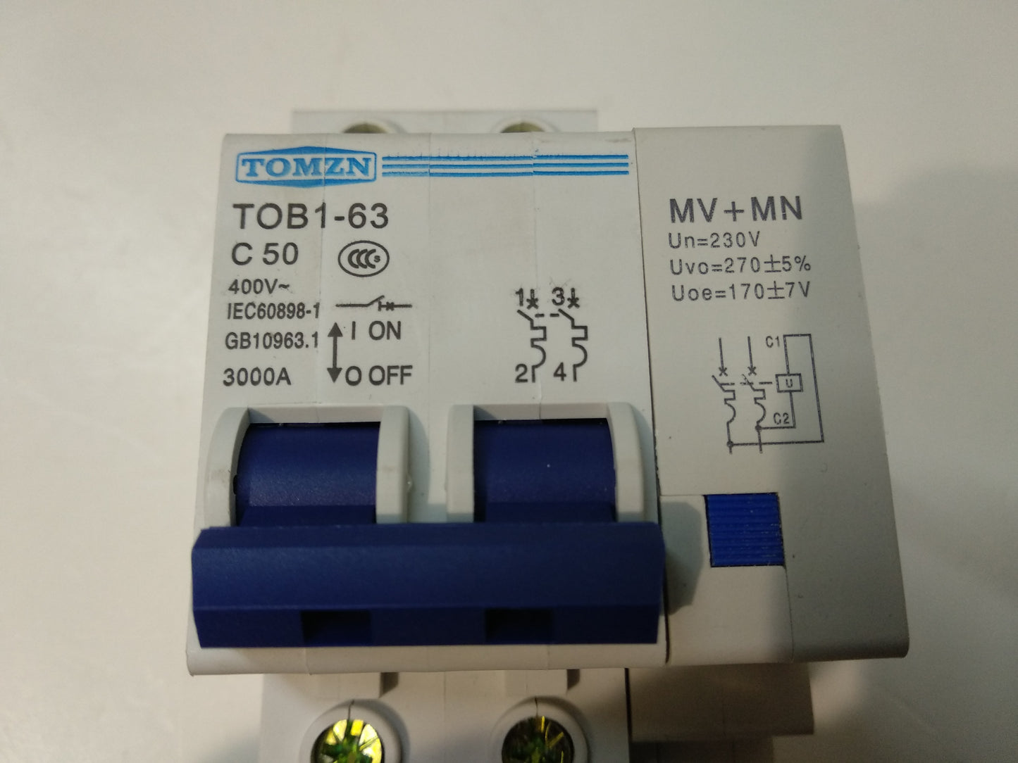 IGA 1011 50A/2P + LIMITADOR DE SOBRETENSIÓN