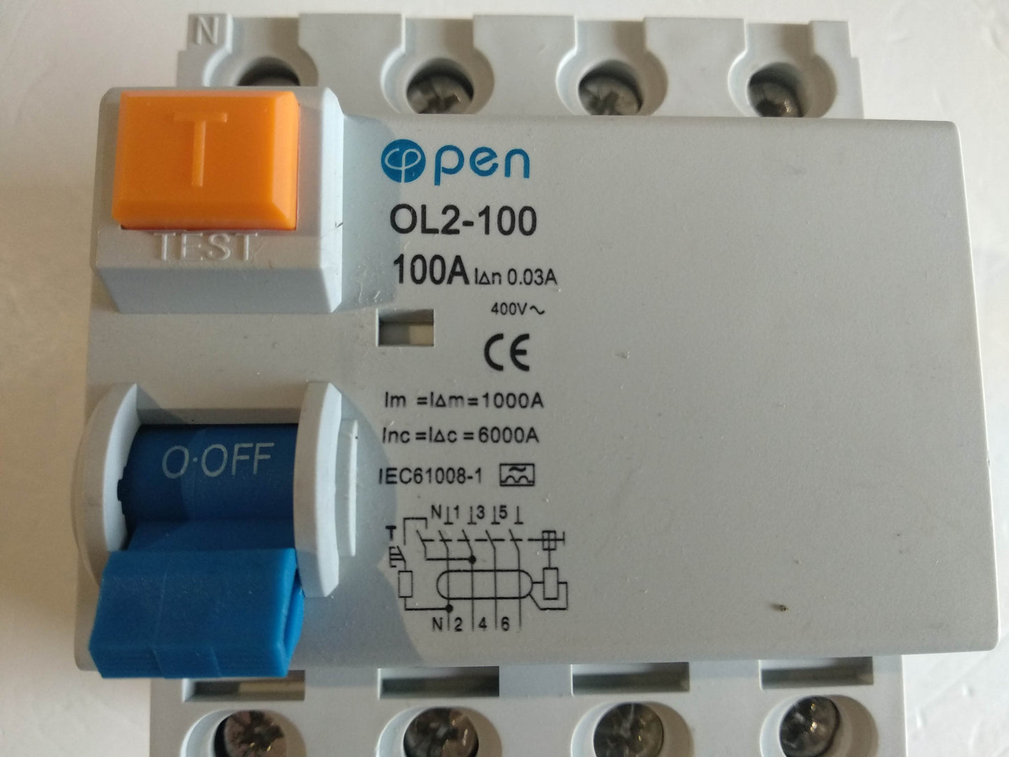 DIFERENCIAL 1020 ID 100A/30MA/0.03A/4P NUEVO