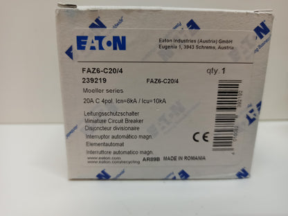 C20A/4P IGA ICP MAGNETOTERMICO EATON