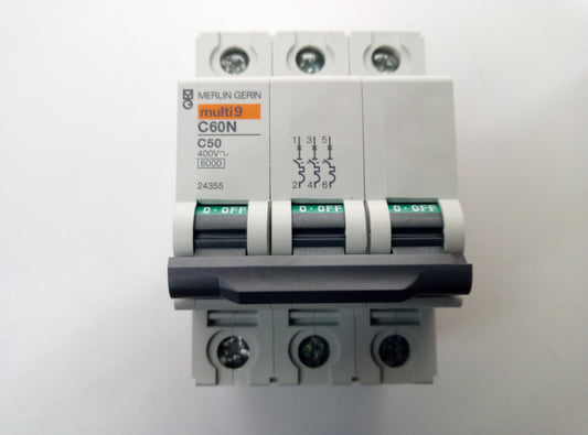 MAGNETOTERMICO C50A/3P 24355 MERLIN GERIN