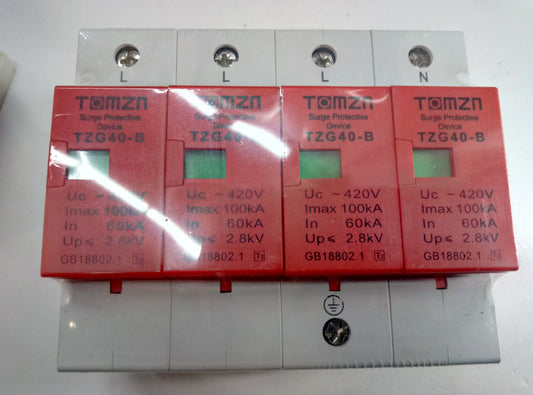 SOBRETENSIONES 0873 TRANSITORIAS SPD 100KA 4P TRIFASICO